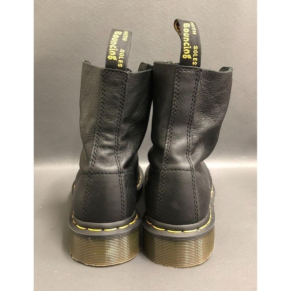 Dr. Martens Black Leather 1460 Pascal Combat Boot Shoes Doc - Women's Size 6 - Picture 3 of 8
